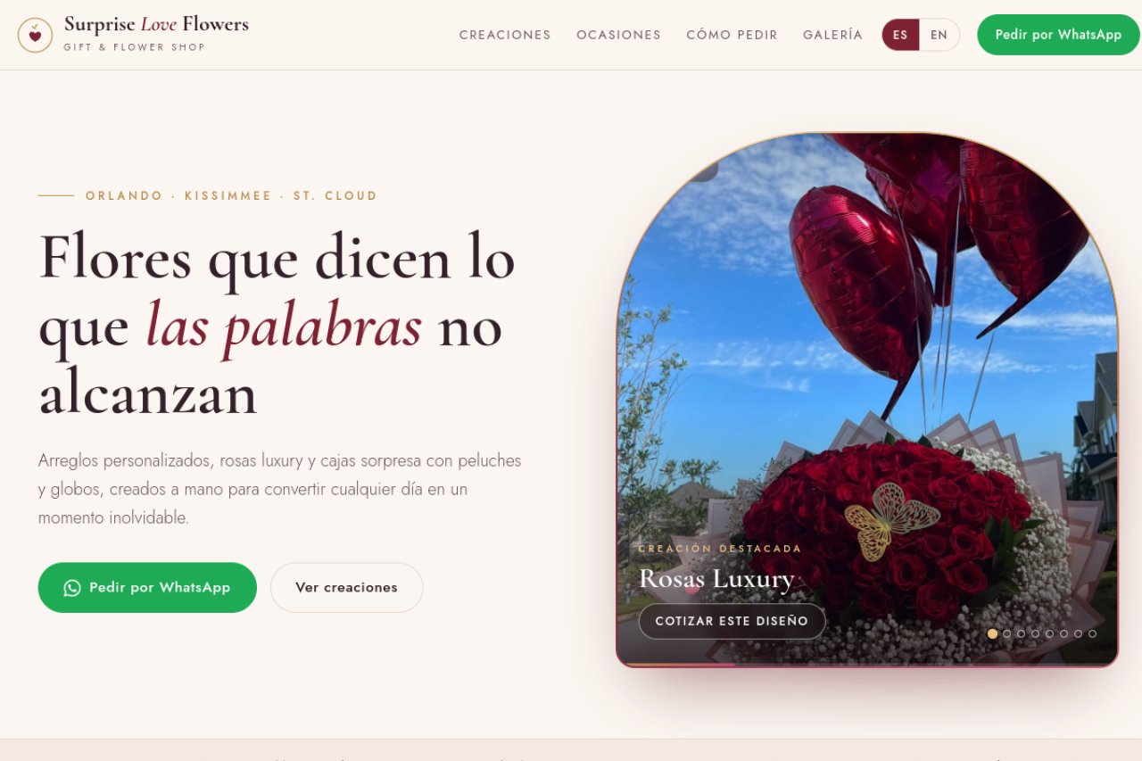 Miniatura ampliada de la página de Surprise Love Flowers